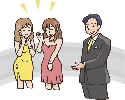 キャバクラのイメージイラスト